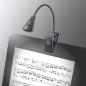 Preview: keepdrum MUS2FL Notenpult Lila mit K&M Leuchte