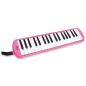 Preview: keepdrum Melodica Pink 37 Tasten mit Tasche und Notenheft