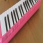 Preview: keepdrum Melodica Pink 37 Tasten mit Tasche und Notenheft