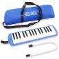 Preview: keepdrum Melodica Blau 32 Tasten mit Tasche