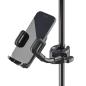 Preview: K-M 19761 Smartphone-Halter mit Klemme und Tuch
