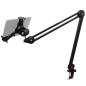 Preview: K&M 19790 Tablet-PC-Halter mit Gelenkarm Schwarz