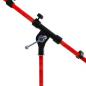 Preview: keepdrum MS106 RD Rot Mikrofonständer mit Galgen und Mikrofonklemme
