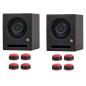 Preview: Presonus Studio-Monitor Eris Pro 4 1 Paar mit Boxenfüße Rot