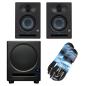 Preview: Presonus Eris Studio 4 Boxen 1 Paar mit Eris Sub 8 BT Subwoofer und 2x Kabel