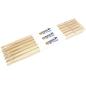 Preview: keepdrum 5A Hickory Schlagzeugstöcke Wood 6 Paar