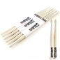 Preview: keepdrum 7A Hickory Drumsticks 3 Paar mit Stickbag