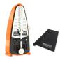 Preview: Wittner Metronom Taktell Piccolo mechanisch Orange mit Tuch