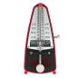 Preview: Wittner Metronom Taktell Piccolo mechanisch Dunkelrosa mit Tuch