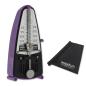 Preview: Wittner Metronom Taktell Piccolo mechanisch Violett mit Tuch