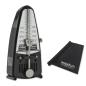 Preview: Wittner Metronom Taktell Piccolo mechanisch Schwarz mit Tuch