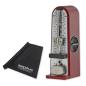 Preview: Wittner Metronom Taktell Piccolino Rubinrot mit Tuch