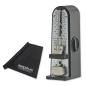 Preview: Wittner Metronom Taktell Piccolino Schwarz mit Tuch