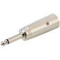 Preview: keepdrum ADA008 XLR-Adapter XLR-m zu 6,3 Klinke 2Stk