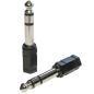 Preview: keepdrum ADA059 Klinken-Adapter 3,5mm Buchse zu 6,3mm 2-STÜCK