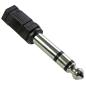 Preview: keepdrum ADA059 Klinken-Adapter 3,5mm Buchse zu 6,3mm 2-STÜCK