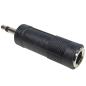 Preview: keepdrum ADA072 Adapter MONO 6,35mm Buchse zu 3,5mm Stecker 2 STÜCK