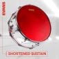 Preview: Evans B14HR Hydraulic Red Coated Snare Fell 14