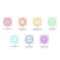 Preview: Meinl Sonic Energy CSBSETCHA Crystal Singing Bowl Chakra Set inkl Schlägel
