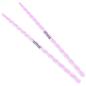 Preview: keepdrum DA-P Acryl Schlagzeugstöcke 5B transparent 1 Paar Pink