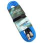 Preview: keepdrum 15m DMX Kabel Blau 3-pol XLR 100-Ohm 3 Stück
