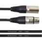 Preview: keepdrum 3m DMX Kabel 3-pol XLR 100-Ohm 3 Stück