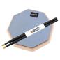 Preview: keepdrum DP-GY8 Practice Pad Grau 8 mit Sticks 5BB