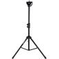 Preview: keepdrum Übungspad DP-BK8 Practice Pad schwarz mit Pad-Ständer