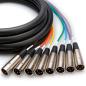 Preview: Hosa DTM-803 Multicore Kabel 8-fach XLR-M DB25 3m