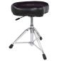 Preview: Roc-n-Soc Gaslift-Schlagzeughocker Sattel mit Lehne Schwarz