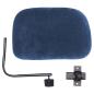 Preview: Roc-n-Soc Sattelsitz Schlagzeughocker Blau mit Lehne