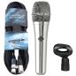 Preview: Telefunken M80 Chrome Mikrofon mit XLR-Kabel