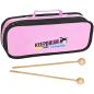 Preview: keepdrum MB01PK Glockenspiel Tasche Pink mit Schlägel