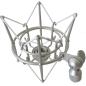 Preview: keepdrum MS089SV Silber Mikrofon-Spinne mit Popschutz