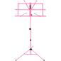 Preview: keepdrum MUS2PK Notenpult Pink mit 4 Notenklammern