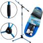 Preview: keepdrum Mikrofonständer MS106 BL Blau mit 6m XLR Kabel Blau