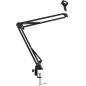 Preview: keepdrum NB35 Mikrofonstativ Tisch-Mikrofonarm mit 6m XLR Kabel