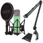 Preview: Rode NT1 Signature Green Studio-Mikrofon Grün mit PSA1 Gelenkarm Schwarz