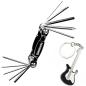 Preview: Daddario PW-GBMT-01 Multitool Werkzeug für Gitarre und Bass mit Schlüsselanhänger Gitarre