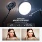 Preview: Neewer Ringlicht R18 LED-Leuchte mit Tischhalterung und Tuch