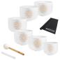 Preview: Meinl Sonic Energy Crystal Singing Bowl Solfeggio Set mit Reinigungstuch