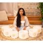 Preview: Meinl Sonic Energy Crystal Singing Bowl Solfeggio Set mit Reinigungstuch
