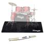 Preview: Stagg SCADRU2016 Drum-Teppich 200x160 mit Sticks