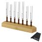 Preview: Meinl Sonic Energy Stimmgabel Chakra-Set 7-teilig mit Mikrofasertuch