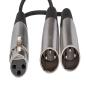 Preview: Hosa YXM-121 Splitter-Kabel XLR-Female zu 2x XLR-Male
