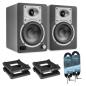 Preview: Fluid Audio Studio-Monitore C50BT Lautsprecher mit Stativen und Kabel
