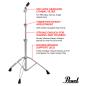 Preview: Pearl Beckenständer C-930   mit Drumstick-Halter