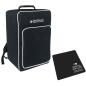 Preview: J.Leiva Zoco Black and White Cajon mit Tasche und Pad