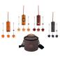 Preview: Meinl Sonic Energy Cosmic Bamboo Chime CBCSET Klangspiel Set mit Klangstab