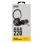 Preview: CTM CE220 In Ear Monitor-Kopfhörer Grau mit Tuch